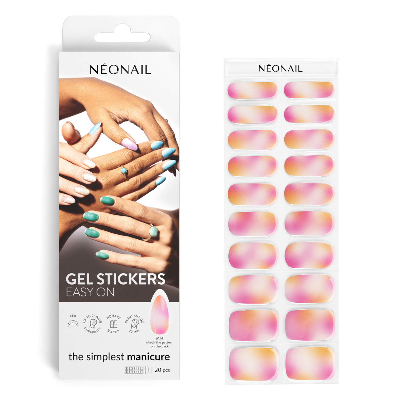 Naklejki GEL STICKERS EASY ON M14